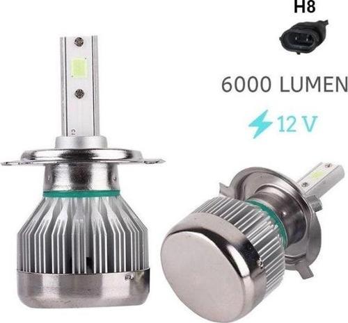 Led Far Ampulü H8-3500Lmx2-30W-12V Buz Mavisi / Laam706