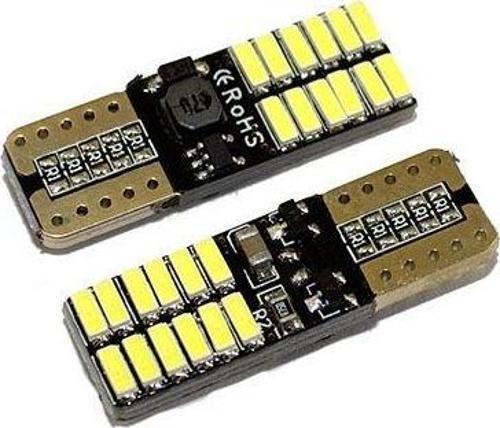 T10 Led Ampul Canbus'Lı Buz Mavi 2'Li Set 12V / Laam627-2