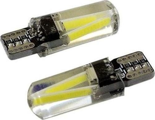 Uzun T10 Cob Ledli Canbus'Lı Silikon Dekoratif Ampul 12V-3W Beyaz / Laam677