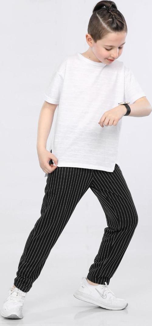 Mornio Erkek Çocuk T-shirt ve Pantolon 2 li Takım VF24KMR5109596 Beyaz