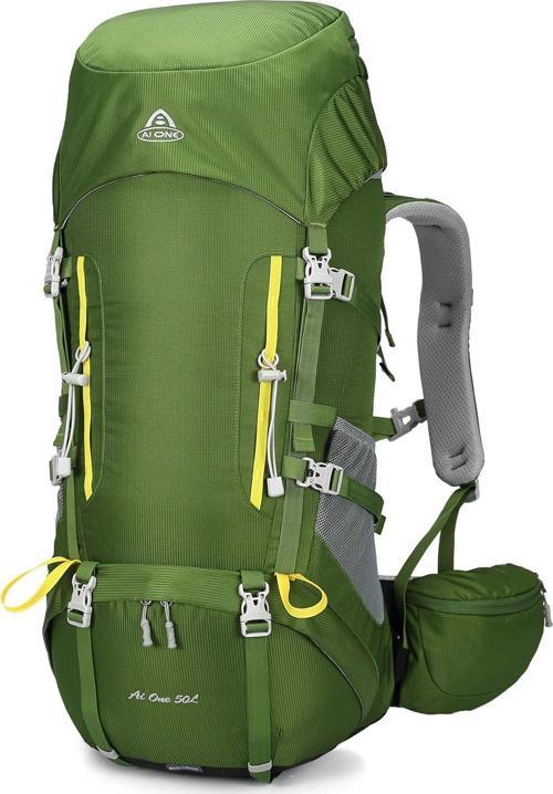 Outdoor Kamp ve Yürüyüş Sırt Çantası (50  Litre) Yeşil 8197