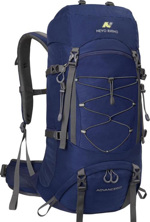 Outdoor Kamp ve Yürüyüş Sırt Çantası (60 Litre) Lacivert 9032