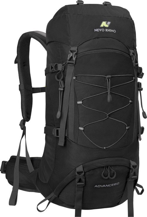 Outdoor Kamp ve Yürüyüş Sırt Çantası (60 Litre) Siyah 9032