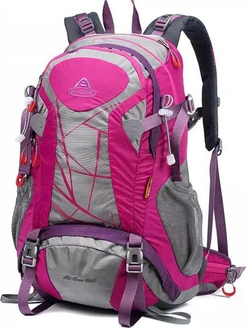 Outdoor Kamp ve Yürüyüş Sırt Çantası (30 Litre Kapasiteli) Mor 9742