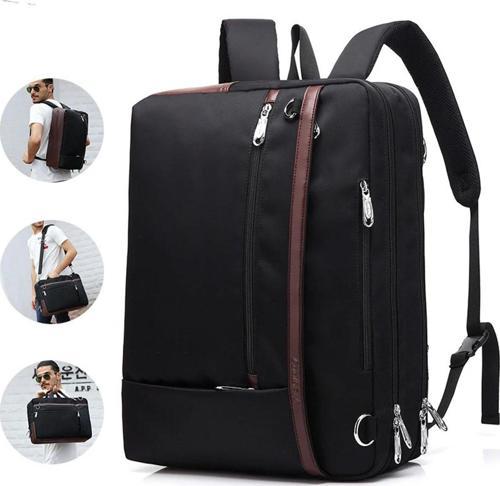 15,6 inç Laptop Bölmeli, Çok Fonksiyonlu Evrak ve Sırt Çantası Siyah CB-5506