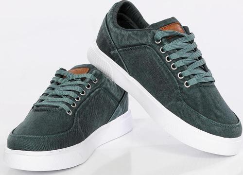 Erkek Rahat Taban Denim Kumaş Günlük Ayakkabı FRM1700VF Petrol