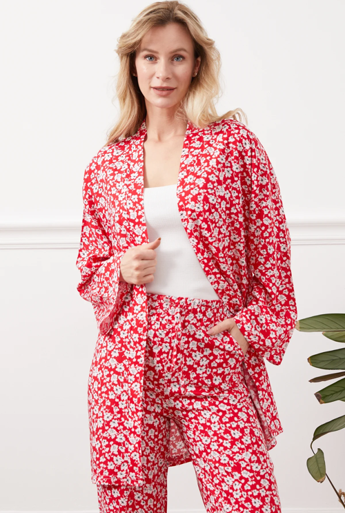 Kadın İkili Takım Kırmızı ZN5024