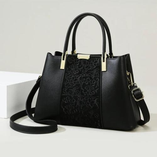 Kadın Klasik ve Şık Omuz ve El Çantası Siyah WB20011