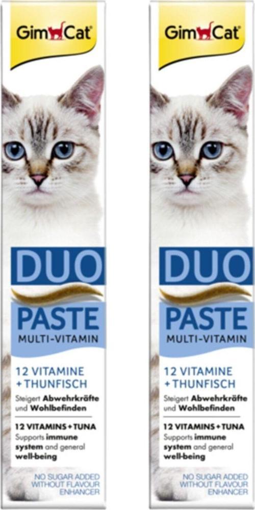 Duo Paste Ton Balıklı 12 Vitaminli Kedi Macunu 50 Gr X 2 Adet = 100 Gr