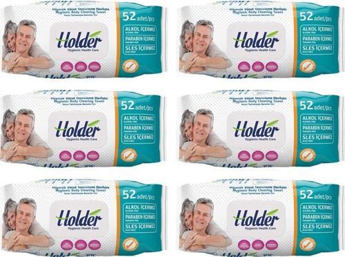 Holder Hasta Vücut Temizleme Havlusu 52 Li - 6 Adet