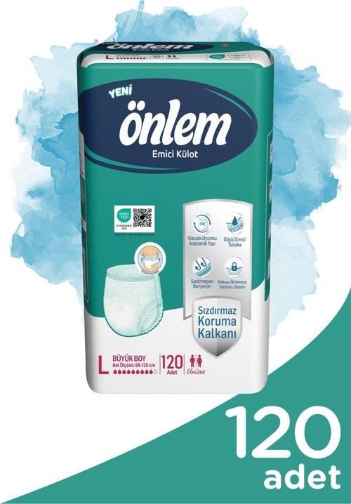 Yetişkin Emici Külot Bezi Büyük Boy ( Large ) 30 Adet X 4 Adet