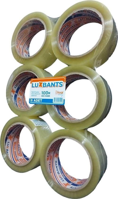 100 Metre 6 Adet Koli Bandı Şeffaf 45x100m