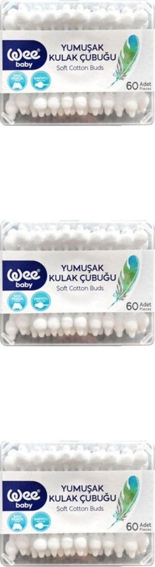 Kulak Çubuğu Emniyetli 60 Lı 3 Adet