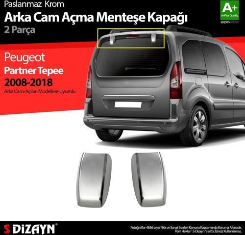 Krom Arka Cam Açma Menteşe Kapağı 2 Parça 2008-2018