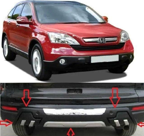 Honda Crv Uyumlu 2007 2011 Arka Tampon Koruyucu Koruma Difüzör