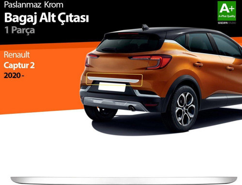 Renault Captur Uyumlu 2 Krom Bagaj Alt Çıtası 2020 Üzeri