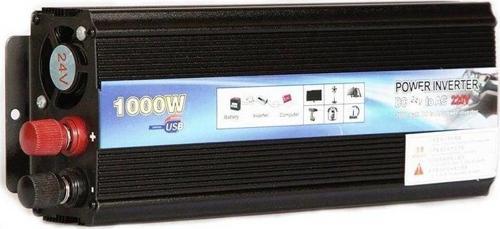 İnverter Dönüştürücü Usb'Li 24V-220V 1000 Watt / Icca95