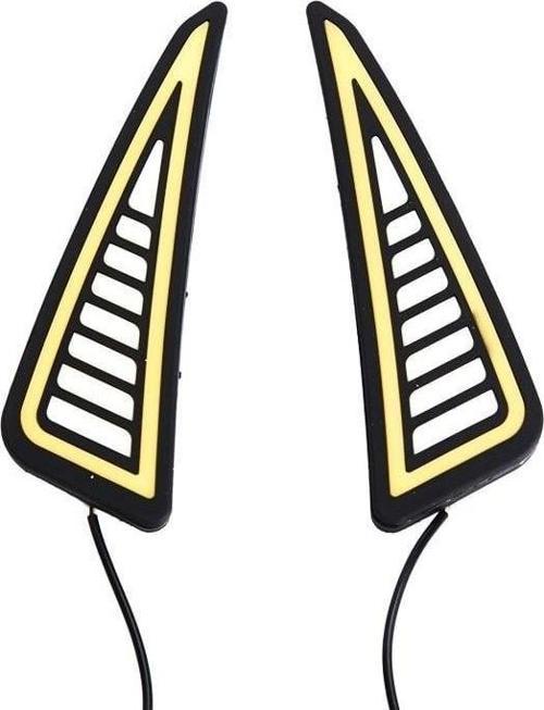 Sinyalli Gündüz Ledi Cob Ledli Beyaz/Sarı/ Laam313