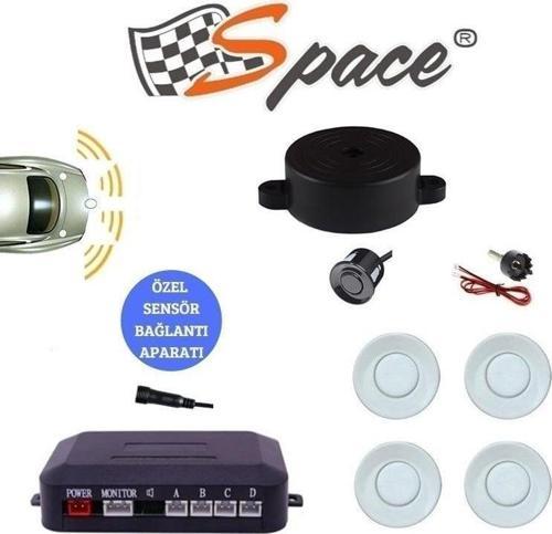 Space Ses İkazlı Park Sensörü 22 Mm Beyaz / Gupr10-B