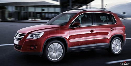 Volkswagen Tiguan Uyumlu Kapı Koruma Çıtası Krom 2007-2015