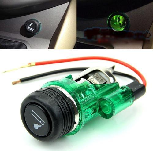 Yeşil Işıklı Çakmak 12V / Icca10