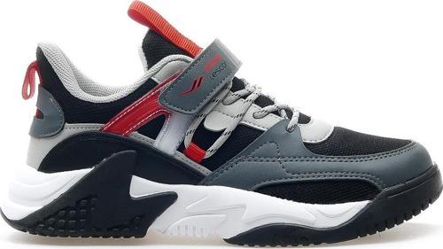 Strap Erkek Çocuk Sneaker Günlük Spor Ayakkabı (28-35) 24k Strap Fe Siyah