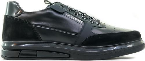 Erkek Hakiki Deri Sneaker Günlük Ayakkabı (40-44) 24y Ykö-19451 M Siyah