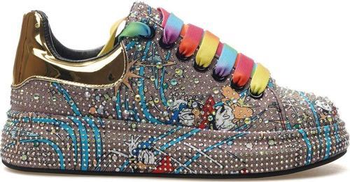 Kadın Taş Detaylı Senaker Günlük Ayakkabı 25y 25y451-1 Z Yeşil