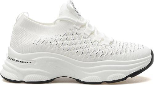 Kadın Taş Detaylı Sneaker Günlük Ayakkabı 25y 25y309-3 Z Beyaz