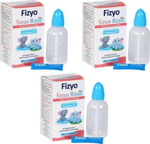 Fizyo Sinüs Rinse Kids (Çocuklar Için Burun Ve Sinüs Temizleme) 3 Adet