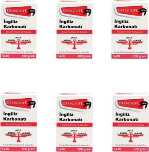 İngiliz Karbonatı 100 Gr 6 Adet