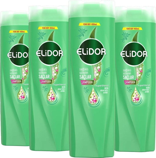 Sağlıklı Uzayan Saçlar İçin Biotin Şampuan 400 Ml X 4 Adet