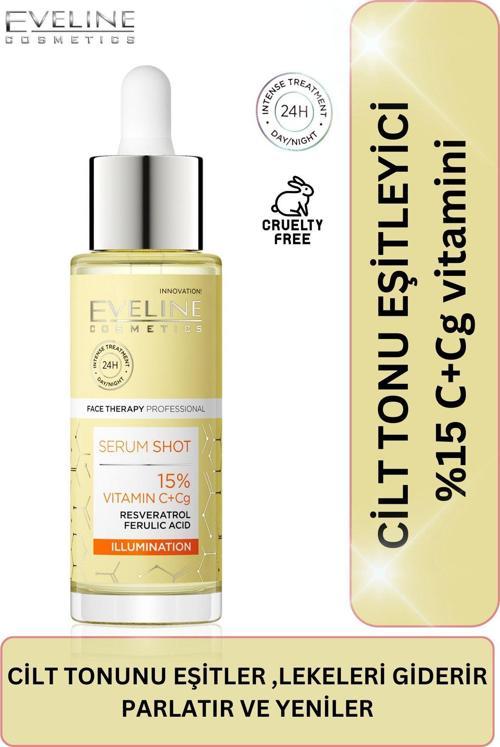 %15 C+Cg Vitamini + Resveratrol + Ferulik Asit Atdınlatıcı Serum 30 Ml