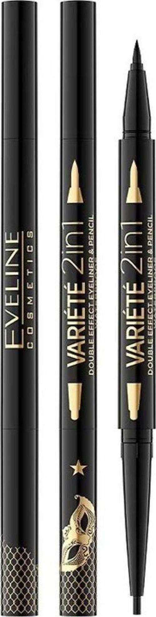 Eyelıner Varıete Double Effect 2In1 Ultra Siyah