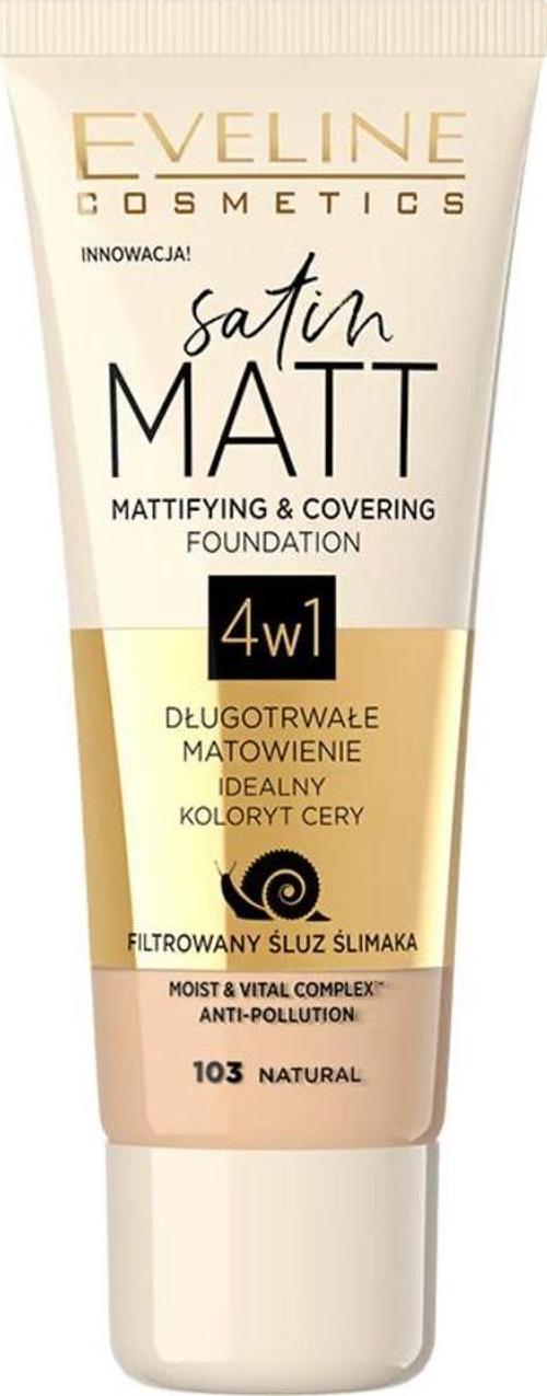 Satın Matt Matlaştırıcı & Kapatıcı Saten Mat Fondöten