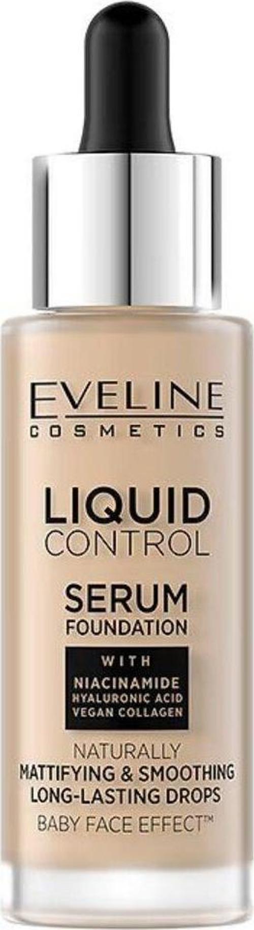 Liquid Control Damlalıklı Niasinamid, Vegan Kolajen İçeren Fondöten