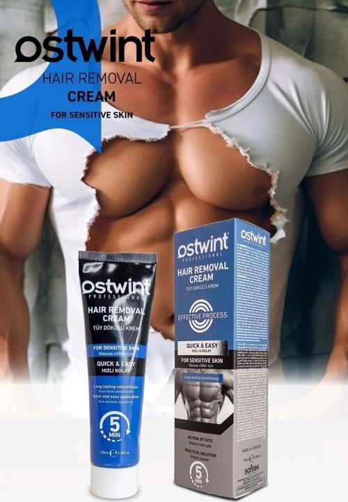 Hassas Ciltler Için Tüy Dökücü Krem 100 Ml Erkek