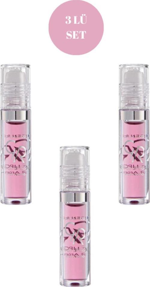 Roll On Lipgloss No:01 Strawberry 3Lü Meyveli Dudak Parlatıcısı