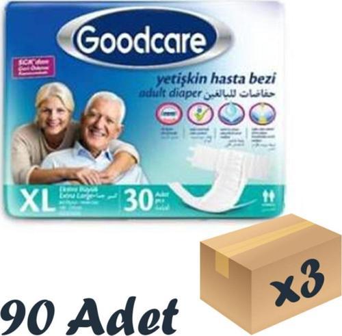 Bel Bantlı Yetişkin Hasta Bezi Xlarge 30'Lu 3 Paket 90 Adet