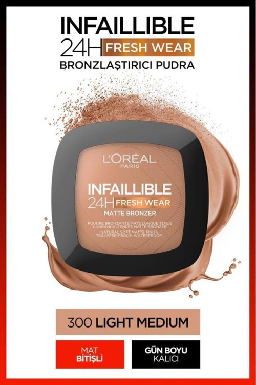 Infaillible 24H Fresh Wear Bronzlaştırıcı Pudra - 300 Light Medium