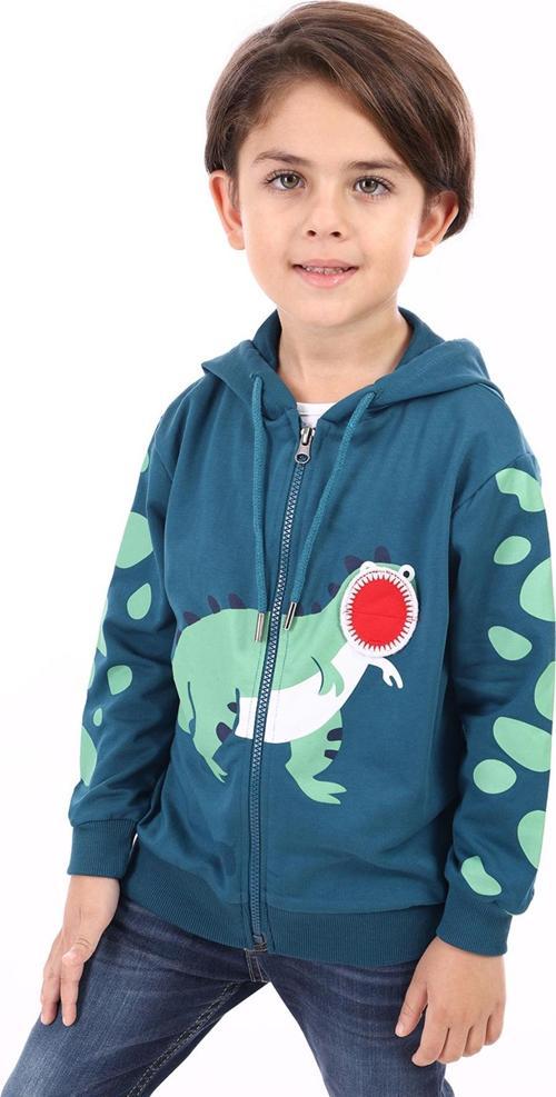 Toontoy Erkek Çocuk Baskılı Hırka
