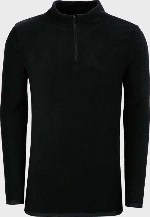 Regular Fit Fermuarlı Dik Yaka Kışlık Şardonlu Erkek Polar 5827006 SİYAH
