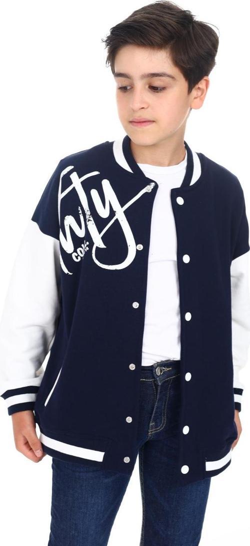 Toontoy Erkek Çocuk Baskılı Kolej Hırka