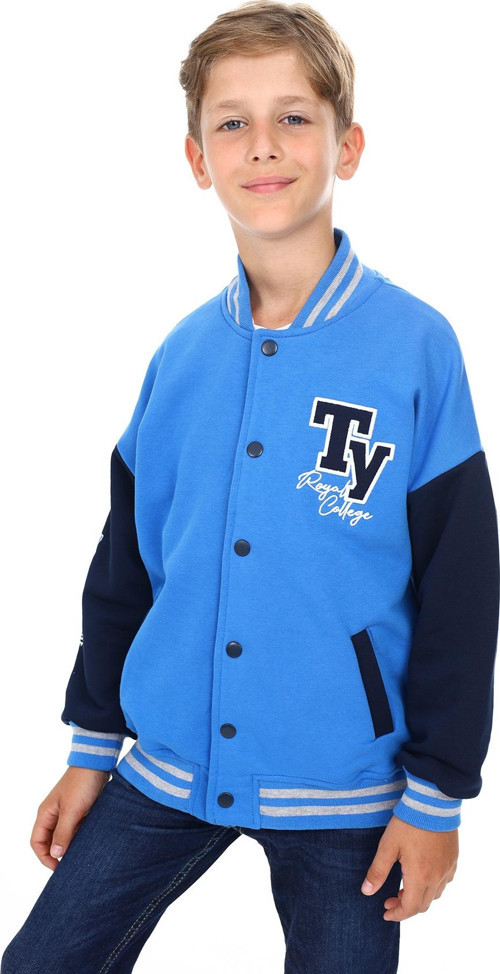 Toontoy Erkek Çocuk Nakışlı Kolej Hırka