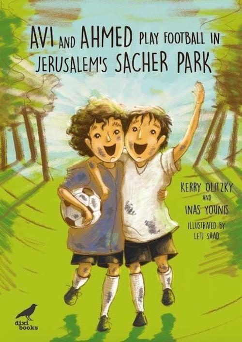 Avi and Ahmed Plays Football in Jerusalem’s Sacher Park