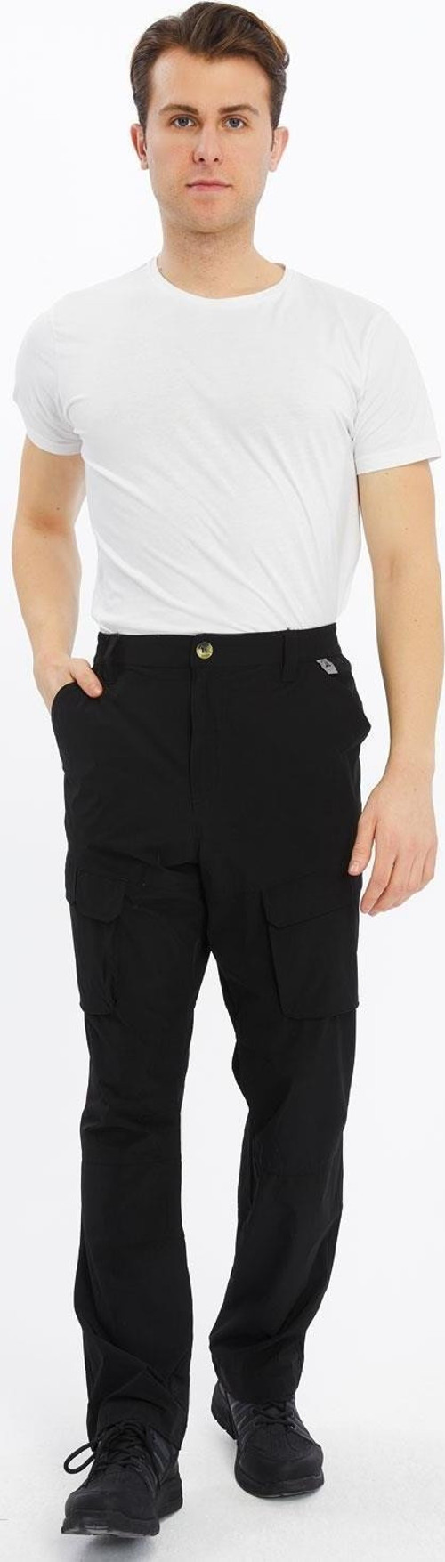 Quick Dry Cargo Trekking Erkek Pantolon-SİYAH