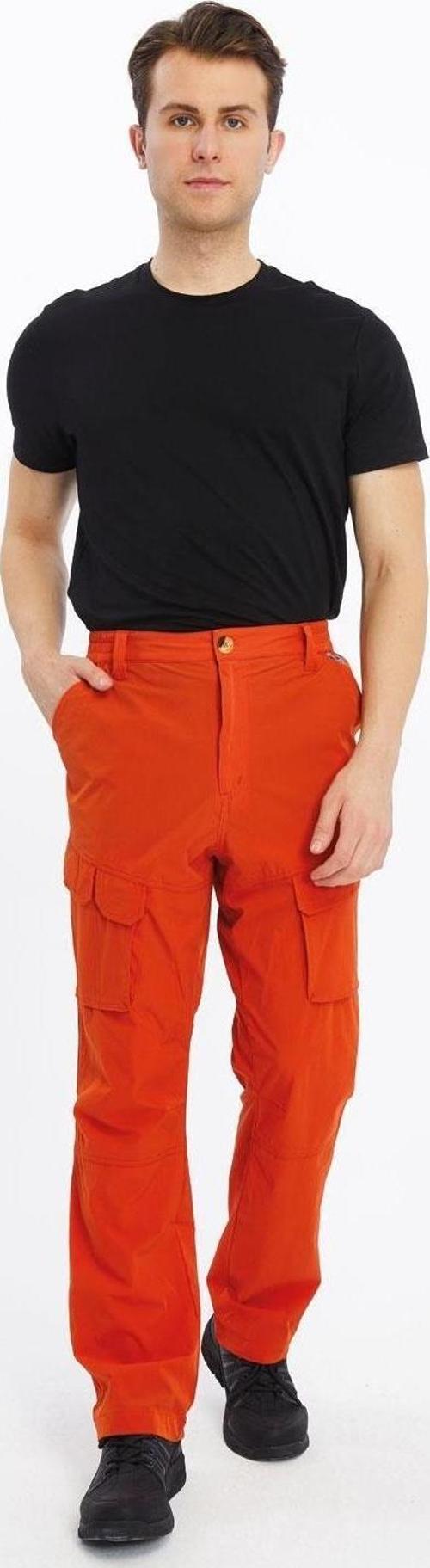 Quick Dry Cargo Trekking Erkek Pantolon-TURUNCU