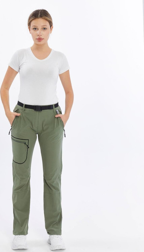 Quick Dry Kadın Trekking Pantolon-YEŞİL