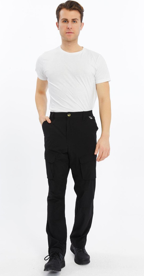 Quick Dry Cargo Trekking Erkek Pantolon-SİYAH
