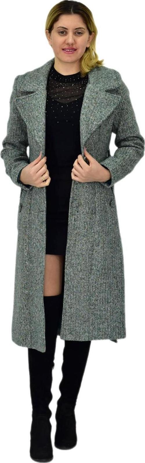 Kadın Pıtırcık Uzun Kaşe Kaban BGL-ST04121